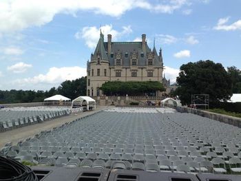 Biltmore Estate Sheryl Crow concert August 3 2013 Stage set up using one of our built to order antique upright shells