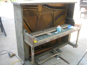 1921 Milton, pretty fair cabinet just needed a new finish, held A440 pitch and had an awesome smooth action