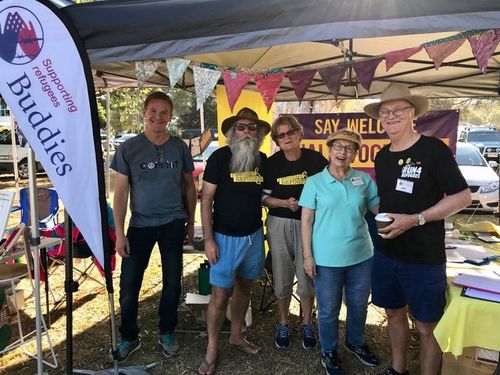 Amnesty Sunshine Coast and Sunshine Coast Refugee Action Network at Festuri multicultural world music and dance festival 2019