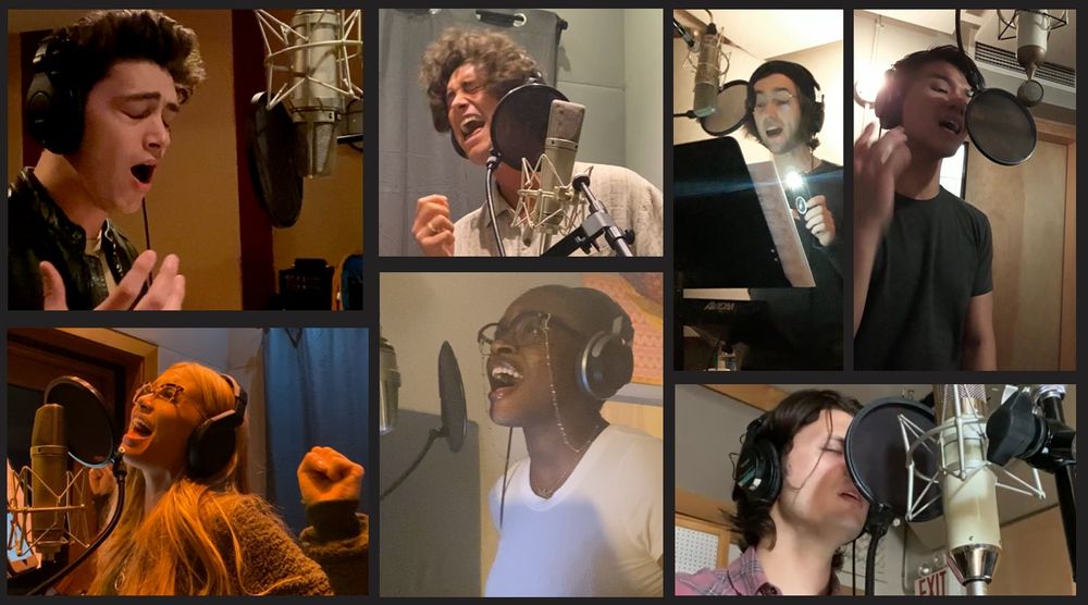 The studio cast of Stone Crossed