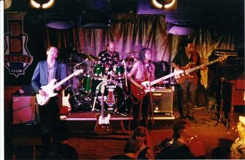 Billy C playing with Blues Lady Deborah Coleman, Marty Binder, and B.T. Richardson at B.B Kings, Memphis Tenn.!