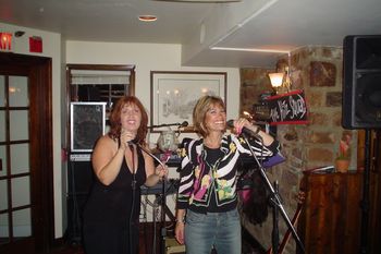 I made Joanne into a Diva! She was doing the kicks with me on New York, New York! I only sing that song for her, when we're at the Temperance. Thanks Joanne & Don, for coming out to see us again, we had a blast