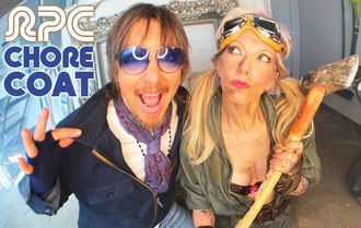 Nikolas Allen & Brenda Eastman on set of "Chore Coat" MiniVid.