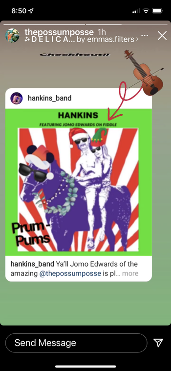 Our Christmas song featuring Jomo Edwards of Jomo and the Possum Posse set to be released by Christmas 2021