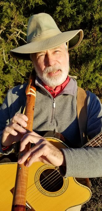 Paul Abbott, Spandamana, Rainbows for God, ambient music, New Age, Native American Flute, Guitar, Handpan, Guitar