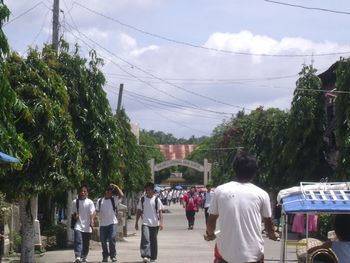 Street view of the town of Dolores in Eastern Samar... Guess what the main mode of transportation is?