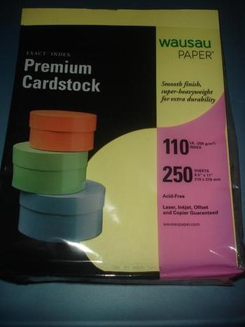 You can purchase this paper @ Office Max for $11.99 a ream. You get 250 sheets. Make sure you get the 110 lb weight. You can make 750 door hangers from 1 ream of paper! That is 750 homes that can be touch by your church!