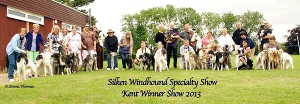The full compliment of Silkens in attendance Kent 2013
