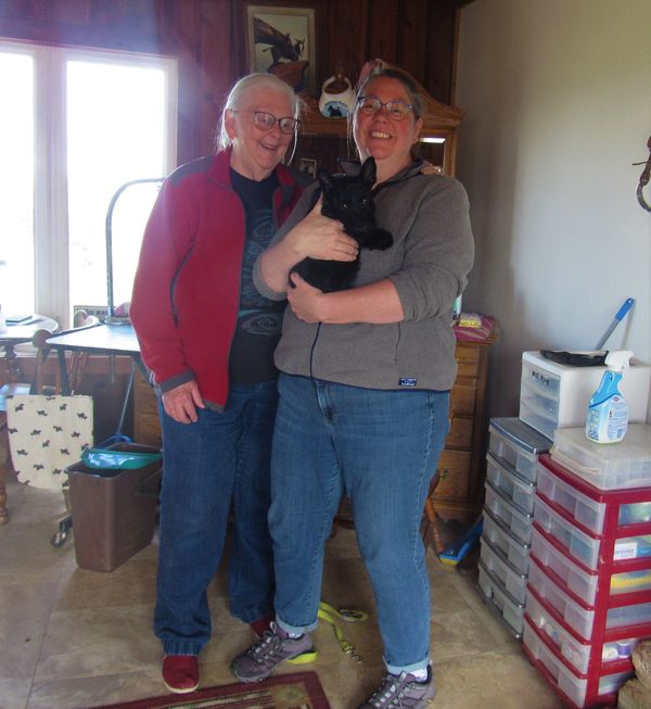 These folks came from Colorado to pick up their puppy and are repeat customers from 10 years ago.