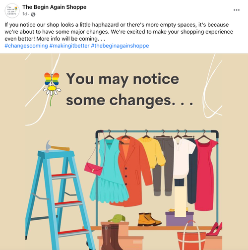 Exciting changes coming to our store!