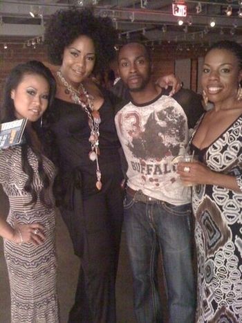 Me, Mardi of Allure Plus Size Models, Tim ~ a new friend and supporter and Toi, posing to a new challenge to change the way our fashion industry has been viewed!