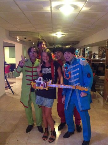 With Modnisia ( Veronica ) from Poland, she's our favourite fan ever, she keeps the beatle mania very alive !!!