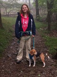 Me (Leo) and my mom walking part of the Appalachian Trail in Shenandoah National Park