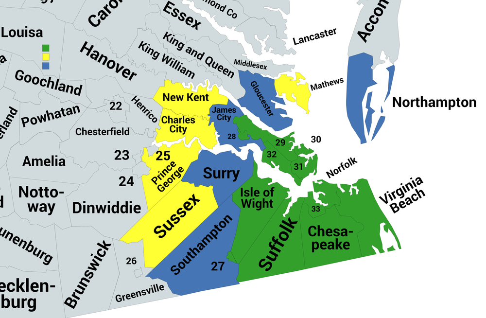 BTTR Adopts out to the following counties of Virginia: Chesapeake, Virginia Beach, Norfolk, Portsmouth (33), Suffolk, Isle of Wight, Franklin (27), Southampton, Hampton (31), Newport News (32), Williamsburg (28), Poquoson (30), York (29), James City, New Kent, Gloucester, Northampton and parts of Prince George, Surry, Charles City, Mathews, and New Kent Counties. Adopters must be within 1.5 hours driving distance (around 70 miles) of Chesapeake, VA 23322