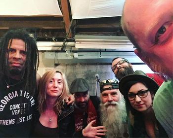 Eric McFadden, delphine de St. Paer, Craig Greenberg, Steve Hamilton, Geri X, Jamey Clark - photo c/o Eric McFadden