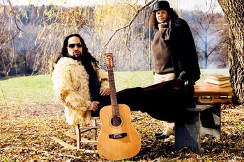 Rev Mongoose & Luis lounging out in the open fields (Licaphoto@gmail.com)
