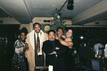 Tracey Whitney in Yokohama, Japan with DNessa Vocals, Herman "Hollywood" Dawkins and James Diamond Durant 1995.