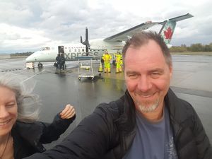 Windy Vancouver Island Airport