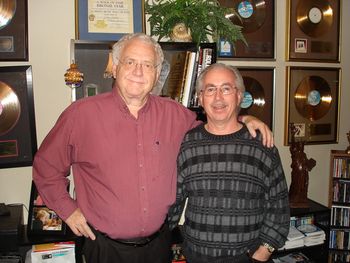 Jimmy Johnson and MM at Jimmy's studio in Muscle Shoals, AL Jimmy has produced multiple hit songs for numerous top artists including Lynyrd Skynyrd, Rolling Stones, Blackfoot, Paul Simon, Aretha Franklin, Bob Seger, Percy Sledge, Clarence Carter, and on...and on..................