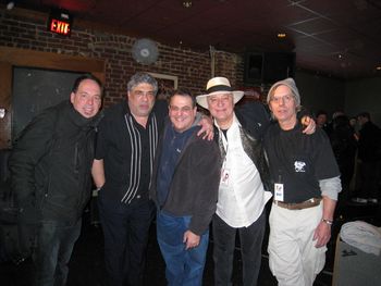 Vinnie Pastore's Crazy Horse Allstar Band L-R Baron Raymonde, Vinnie Pastore, Ken Eichler, Eddie Denise, Joel Smith 2012