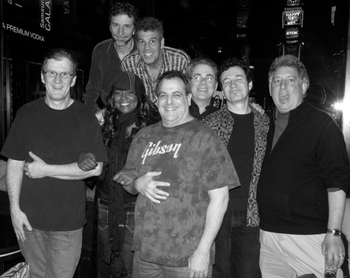 Corporate gig with John Heithaus, Wendy Moten, Mark RIvera, Ken Eichler, Denny McDermott and two other folks whose names I can't remember.