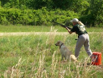 The Delta Waterfowl Mid Atlantic Retriever Championship was a huge challenge for Angie and Grace. Nevertheless, they overcame the odds of being the only lady competing and the youngest dog competing and took second place in the Hunter Division.