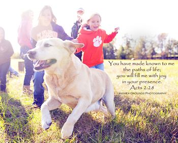 10-29-11 Jessley and Sealey Spivey are having a blast with Roxy during some fun time at a Roxy Ministry Retriever Demo. Photo by Higher Ground Photography