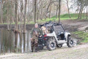 This side of the Green Tree Pond offers a lot of opportunities to work your retriever through trees.