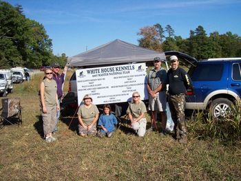 We were proud to be a part of the Chris Adams / Whitehouse Kennels Team at the 2007 Master Nationals in Virginia.