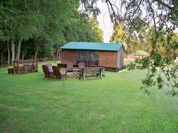 A great place for both man and dog to relax after a hard day...........not bad for a quiet, early morning cup of coffee either.