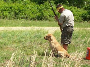 Chris Adams and our "Thorne" were finalist in the Delta Waterfowl Mid Atlantic Retriever Championship.