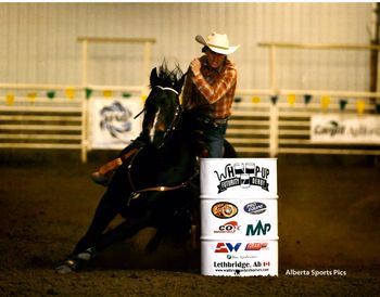 Povertys Bows N Lace Whoop Up Futurity & Derby - Open Race Lethbridge, AB October 2009 Photo by Alberta Sport Pics