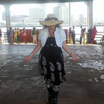Gretna Girl on the Algiers Ferry (My home town, New Orleans, LA) ... Love spending time in the Crescent City!