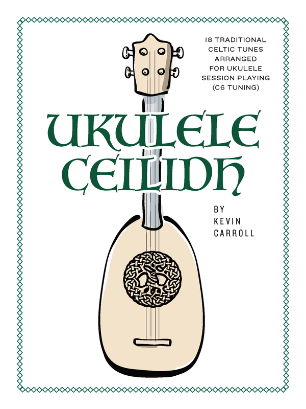 18 traditional tunes in C6 tuning (GCEA) featuring standard notation and tab with chords. Accessible to beginners through advanced players, this book is designed to open up the world of traditional Celtic music to ukulele players everywhere. Includes Polkas, Reels, Jigs and a Hornpipe. Over 70 pages. $29.95