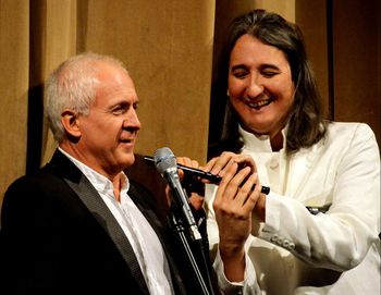 With artistic director and TV personality Waldemar Malicki, Fun and Classical Festival, Poland (photo by SOKOL)