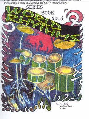 WORLD RHYTHMS BOOK 5...Travel the globe without leaving your practice studio. Perform hypnotic rhythms of a very large sampling from many diverse cultures. To name a few: SAMBA, BOSSA NOVA, BAIAO, MOZAMBIQUE, FANGA, MARACATU, AFRO-CUBAN, BEMBE, KAIDA, SALSA, KAIDA, CONGA, ZEBOLAH, ABAQUA, ADJOS, CANDOMBE, IJEXA, CALYPSO, REGGAE, SECOND LINE, AND LITERALLY HUNDREDS MORE!! Broaden your rhythmic horizons and have a blast incorporating these exotic grooves into your playing. Click on the picture to order a copy. 66 pages.