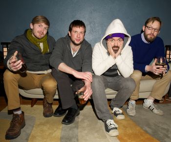 2014 Promo image by Sarah Ernhart. L to R: Dillon Marchus, Anthony Bergman, Tony L. Kollman, Dustin Marks.