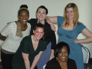 Some of the cast members of "My Body IS.": May 17, 2011; NYC. From left to right (top to bottom): Robbie, Tracy, Jenny, Molly, Starr