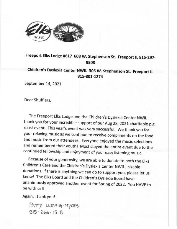Dyslexia Fund Raiser Freeport Aug 2021
