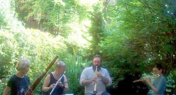 Playing with Beyond Group - this time Cheryl Pyle (flute), Claire de Brunner (bassoon), and Jamie Baum (alto flute).