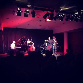 Playing at my buddy Carter Bales' recital at the New School in April 2016. With Nitzan Gavrieli (p), Julian Smith (b), and David Bertrand (f).