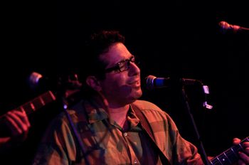 Adam Traum at the Colony Cafe, Woodstock, NY with the Traum Family Band August 9, 2014 Photo by Steve Kursh