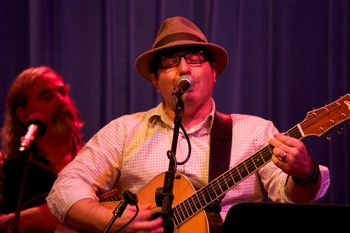 Adam Traum at the Pete Seeger Tribute Concert Friday night at the Throckmorton Theater in Mill Valley, Ca.
Photo by Jenna Deibel