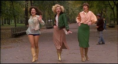 In a scene from the movie Hair with Laurie Beecham and Debbie Dye.