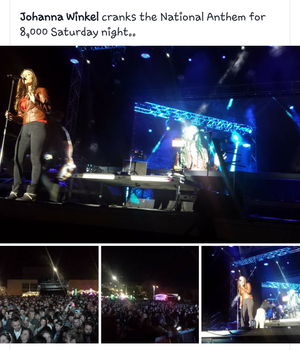 I had an absolute blast performing before almost 9,000 people opening before the Jason Derulo concert!