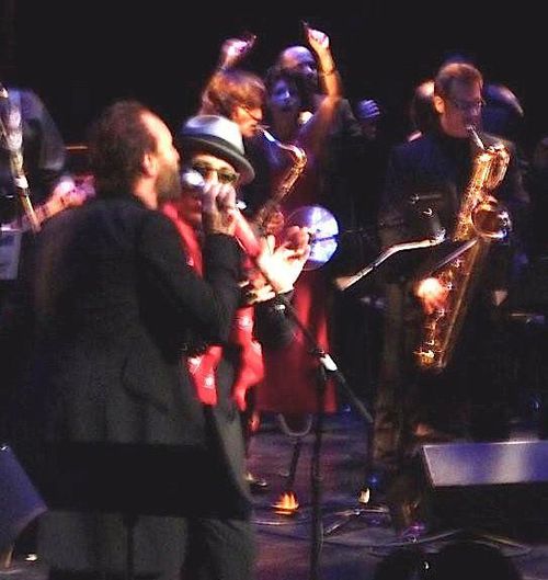 Dan w/ Sting and Elvis Costello