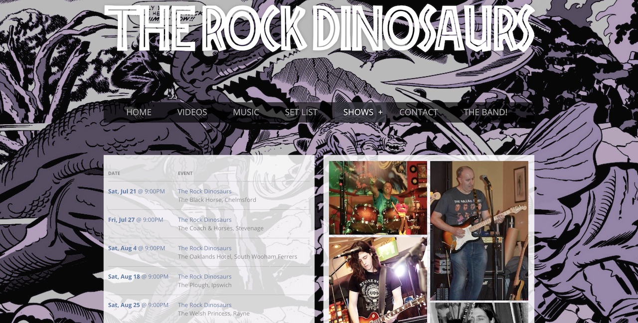 How to design a great rock music website