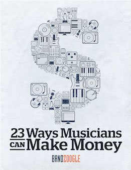 eBook Cover: 23 Ways Musicians Can Make Money 