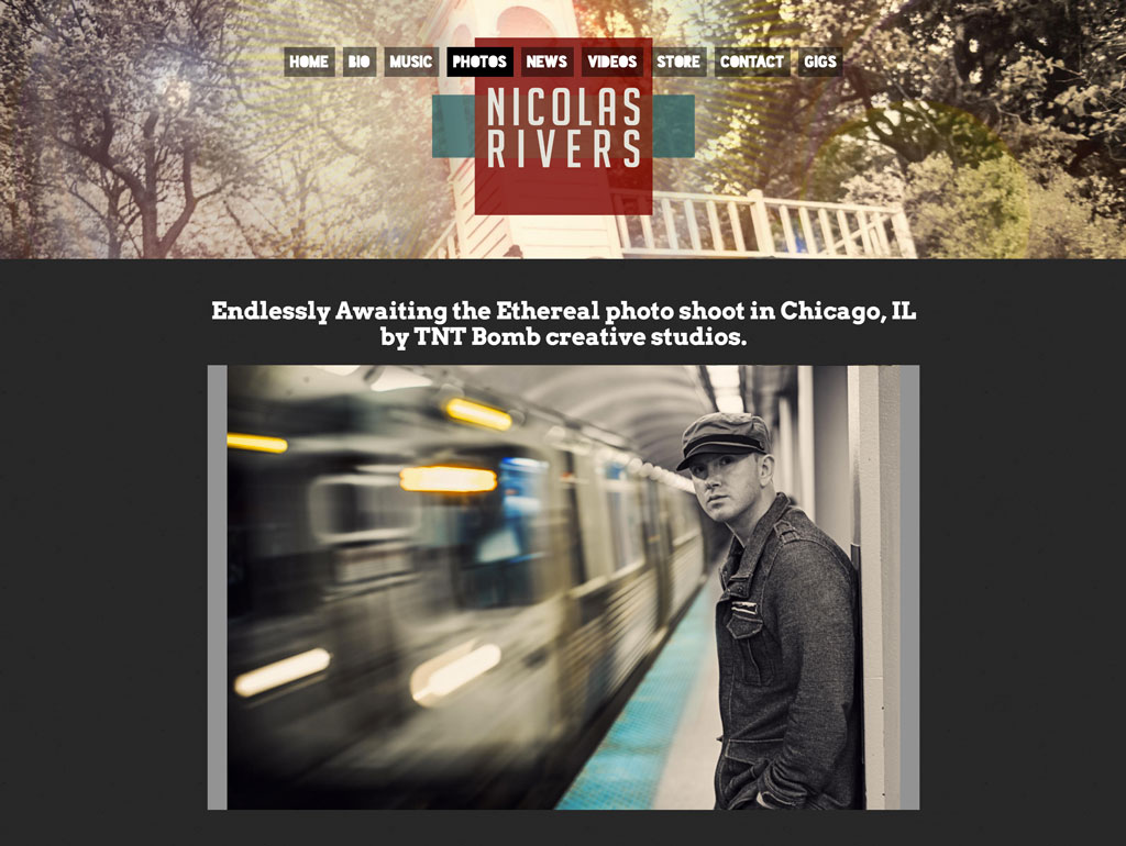 Musician website Nicola Rivers
