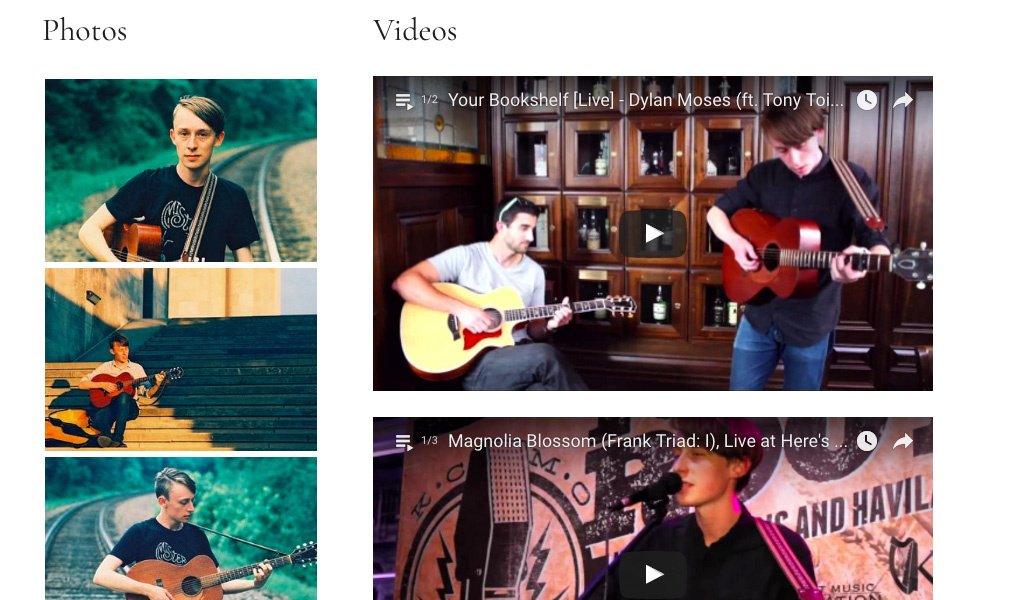 Website Design Inspiration: Best Folk Musician Websites